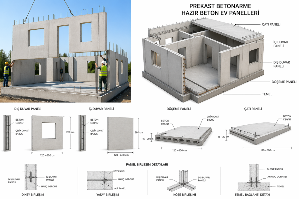 Hazır beton ev fiyatları